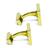 Diamond Onyx Gold Cufflinks