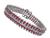 Estate 14.00ct Ruby 1.40ct Diamond Bracelet