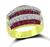 Estate 3.30ct Ruby 0.73ct Diamond Gold Ring