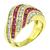 Diamond Ruby Gold Ring