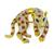 Estate 0.50ct Diamond 1.40ct Ruby Gold Tiger Pin