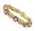 Estate 5.00ct Ruby 0.70ct Diamond Gold Bracelet
