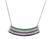 Estate 1.40ct Diamond 3.60ct Multi Color Precious Stone Pendant Necklace