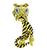 Estate Sapphire Diamond Enamel Gold Tiger Pin