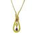 Estate 2.49ct Sapphire 0.21ct Diamond Gold Pendant Necklace