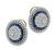 Estate 3.00ct Diamond 1.20ct Sapphire Earrings