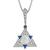 Diamond Sapphire Pendant Necklace