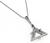 Platinum Diamond Sapphire Pendant