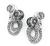 Platinum 18k Gold South Sea Pearl Diamond Earrings