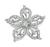 Vintage Round and Marquise Cut Diamond Platinum Star Pin / Pendant