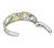 14k Gold Diamond Bangle
