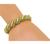 Vintage Round Cut Diamond Two Tone 14k Yellow and White Gold Bracelet