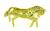 14k Gold Horse Pin