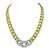 Estate 4.50ct Diamond Yellow and White Gold Chain Necklace