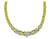 Estate 2.50ct Diamond Yellow and White Gold Necklace