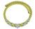 Round Cut Diamond 14k Yellow and White Gold Necklace