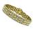 Estate 2.70ct Diamond Two Tone Gold Panthere Style Bracelet