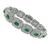 Estate 6.50ct Colombian Emerald 4.00ct Diamond Bracelet