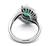Platinum Diamond Emerald Ring