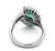 Platinum Diamond Emerald Ring