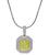 Estate 1.25ct Fancy Yellow Diamond 0.50ct Diamond Pendant Necklace