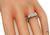 Round Cut Diamond Platinum Engagement Ring