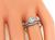Estate GIA Certified 0.79ct Diamod Tacori Engagement Ring and Wedding Band Set