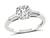 Estate GIA Certified 1.01ct Diamond Engagement Ring