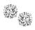 Estate GIA Certified 1.03ct and 1.13ct Diamond Stud Earrings