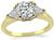 Estate GIA 1.04ct Diamond Engagement Ring