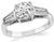 Estate GIA Certified 1.05ct Diamond Engagement Ring