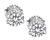 Estate GIA Certified 1.06ct and 1.07ct Diamond Stud Earrings