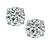 Estate GIA Certified 1.09ct and 1.03ct Diamond Stud Earrings