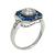 Diamond Sapphire Engagement Ring