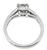 Diamond Sapphire Engagement Ring