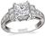 Estate GIA Certified 1.21ct Diamond Engagement Ring