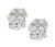 Estate GIA Certified 1.26cttw Diamond Stud Earrings