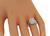 Cushion Cut Diamond 18k White Gold Engagement Ring