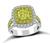 Estate GIA Certified 1.51ct Fancy Yellow Diamond Engagement Ring