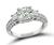 Estate GIA Certified 1.54ct Diamond Engagement Ring and Wedding Band Set