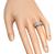 Emerald Cut Diamond Platinum Engagement Ring