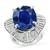 Estate GIA Certified 11.57ct Sapphire 1.90ct Diamond Ring