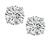 Estate GIA Certified 2.00cttw Diamond Stud Earrings