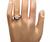 Round Cut Diamond 18k Yellow Gold and Platinum Engagement Ring