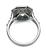 Diamond Sapphire Engagement Ring