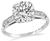 Estate GIA Certified 2.03ct Diamond Engagement Ring