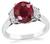 Estate GIA Certified 2.09ct Ruby 0.70ct Diamond Engagement Ring