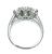 Three Stone Diamond Platinum Ring