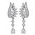 Estate GIA Certified 2.58ct Pear Shape Diamond 5.00ct Diamond Dangling Earrings