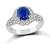 Estate GIA Certified 2.65ct No Heat Ceylon Sapphire 1.22ct Diamond Engagement Ring